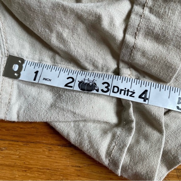 Gloria Vanderbilt Women’s Beige Linen Blend Shorts Size 6 - Picture 11 of 11